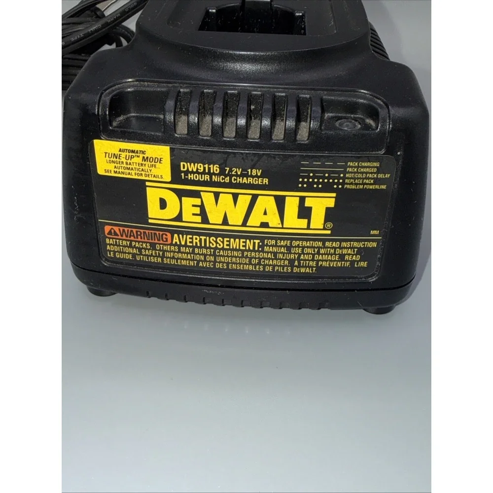Dewalt DW9116 7.2V - 18V 1 Hour NiCd Battery Charger
